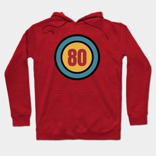 80 - years old, anniversary, lucky number, octogenarian, birthday Hoodie